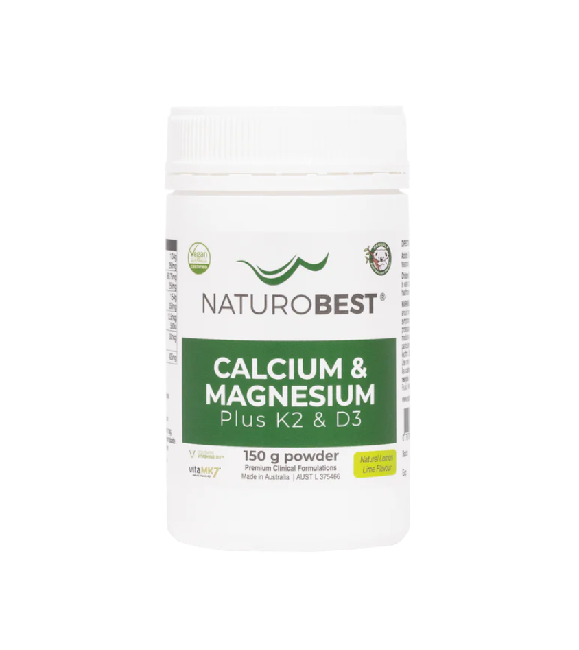 Naturobest Calcium & Magnesium Plus K2 & D3