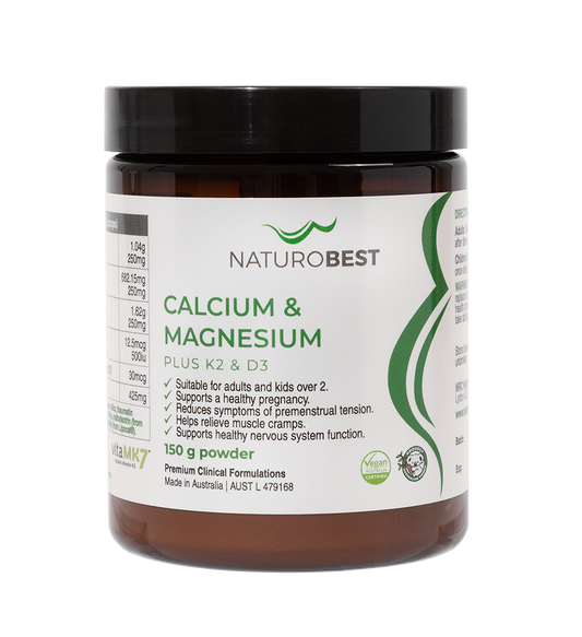 NATUROBEST CALCIUM & MAGNESIUM PLUS K2 & D3