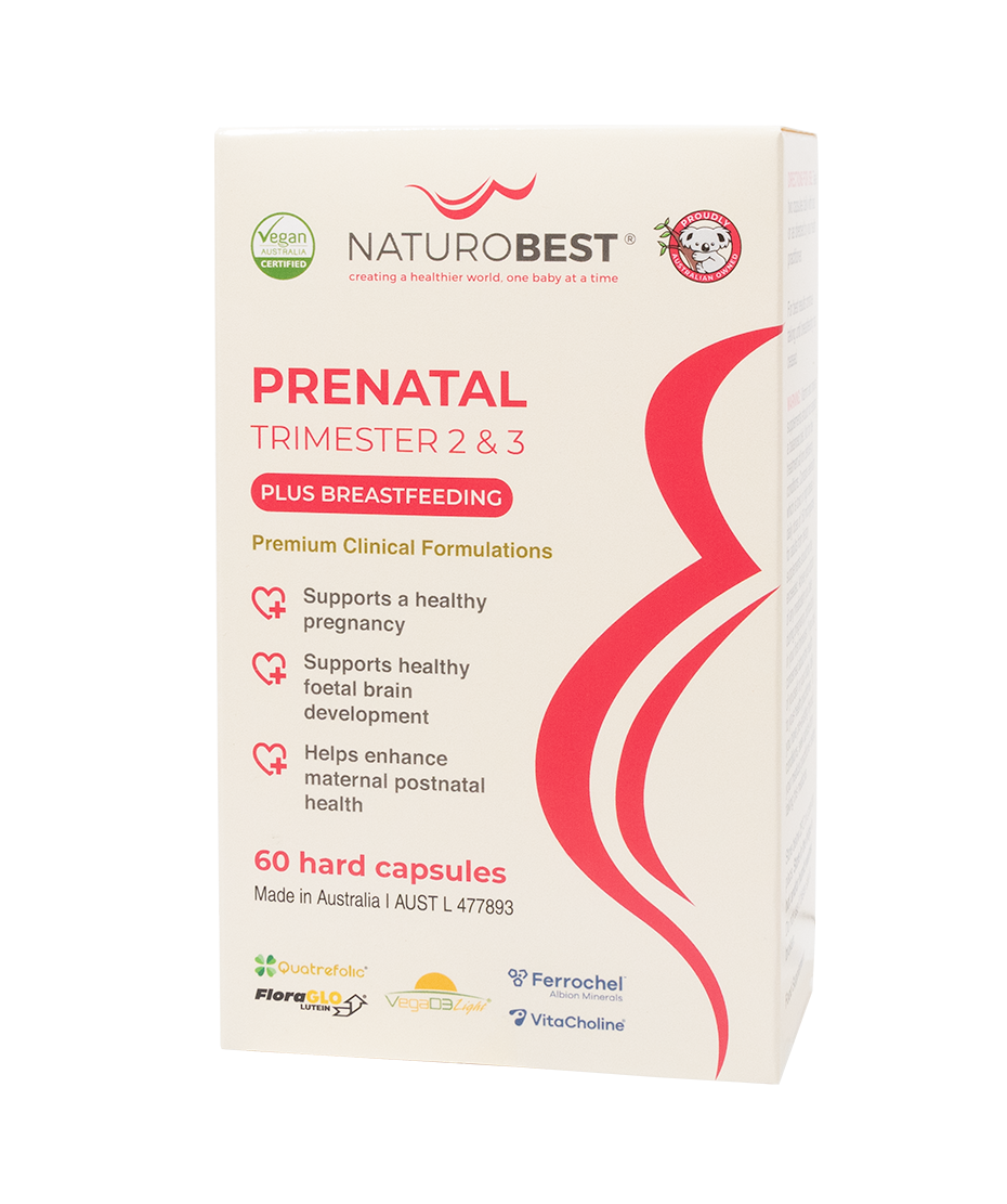 NATUROBEST PRENATAL TRIMESTER 2 & 3 PLUS BREASTFEEDING