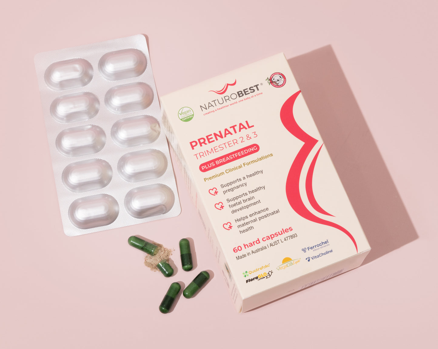 NATUROBEST PRENATAL TRIMESTER 2 & 3 PLUS BREASTFEEDING